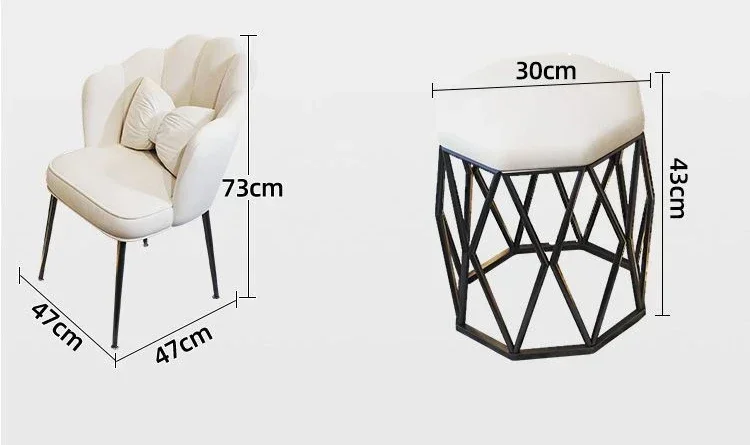 Modern Dressing Table with Smart Wireless Charging Luxury Bedroom Multifunctional Makeup Table with Chair Sound Cloud Led Mirror