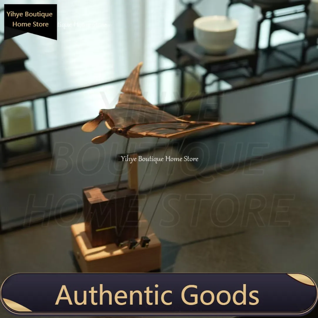 Hand-carved Flying Manta Ray Kinetic Sculpture FIGURINES & MINIATURES Hand-carved Flying Manta Ray Kinetic Sculpture FIGURINES & MINIATURES