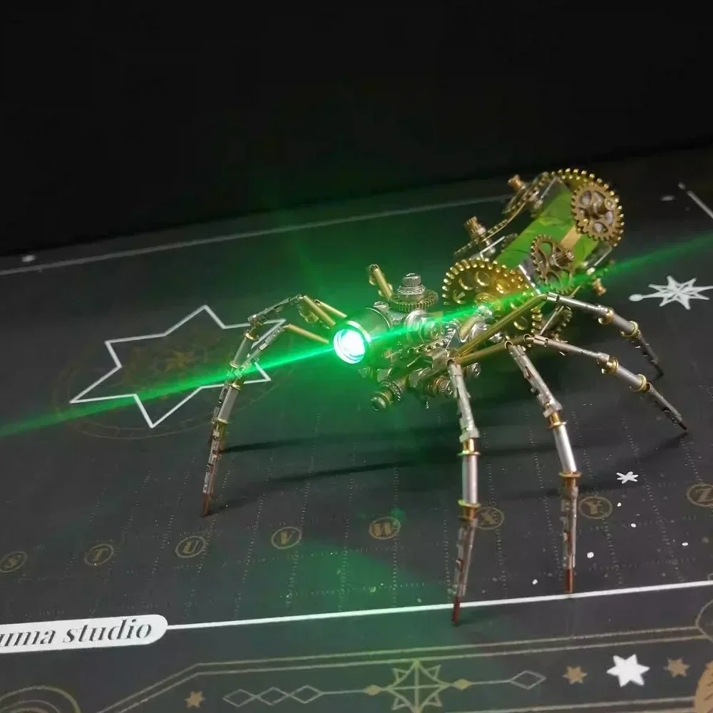 DIY Mechanical Spider Metal Model Kit 3D Puzzles Cyberpunk Insects Assembly Creative Handmade Metal Puzzles DIY Mechanical Spider Metal Model Kit 3D Puzzles Cyberpunk Insects Assembly Creative Handmade Metal Puzzles