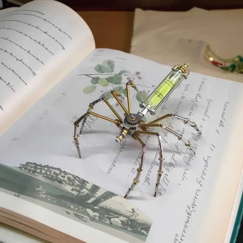 DIY Mechanical Spider Metal Model Kit 3D Puzzles Cyberpunk Insects Assembly Creative Handmade Metal Puzzles