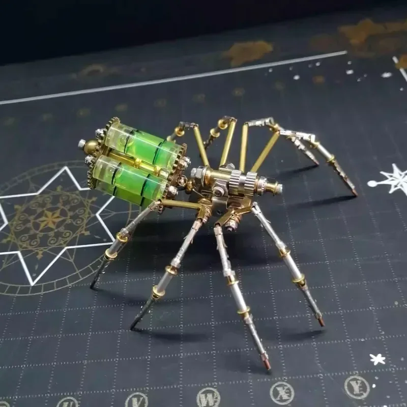 DIY Mechanical Spider Metal Model Kit 3D Puzzles Cyberpunk Insects Assembly Creative Handmade Metal Puzzles