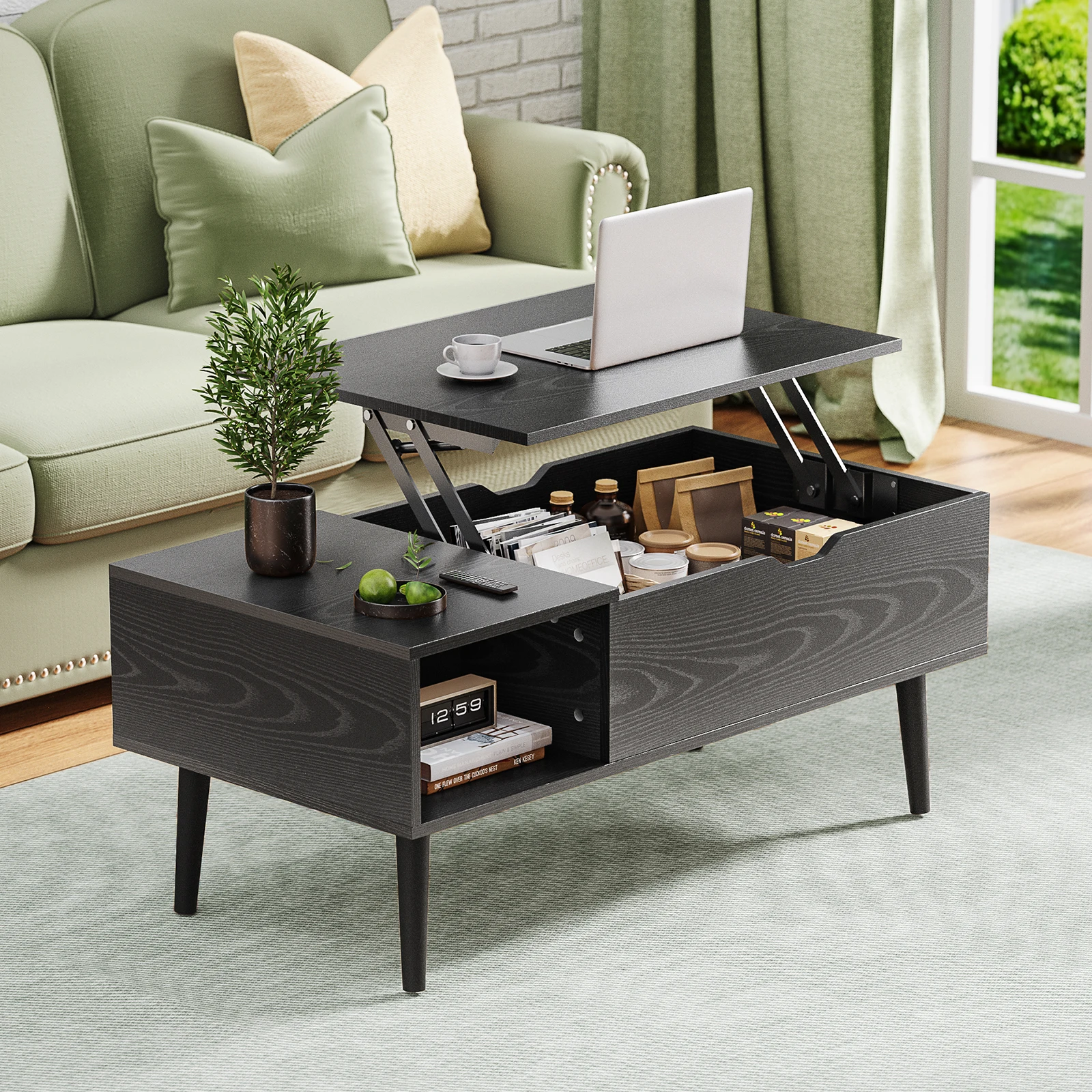 JHK Lift Top Coffee Tables For Living Room 39.37