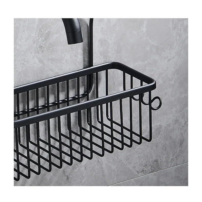 Aluminium Bathroom Shelf Without Drilling, Shower Shelf Shelves Shampoo Holder, Basket Storage Organizer Bathroom Accessories