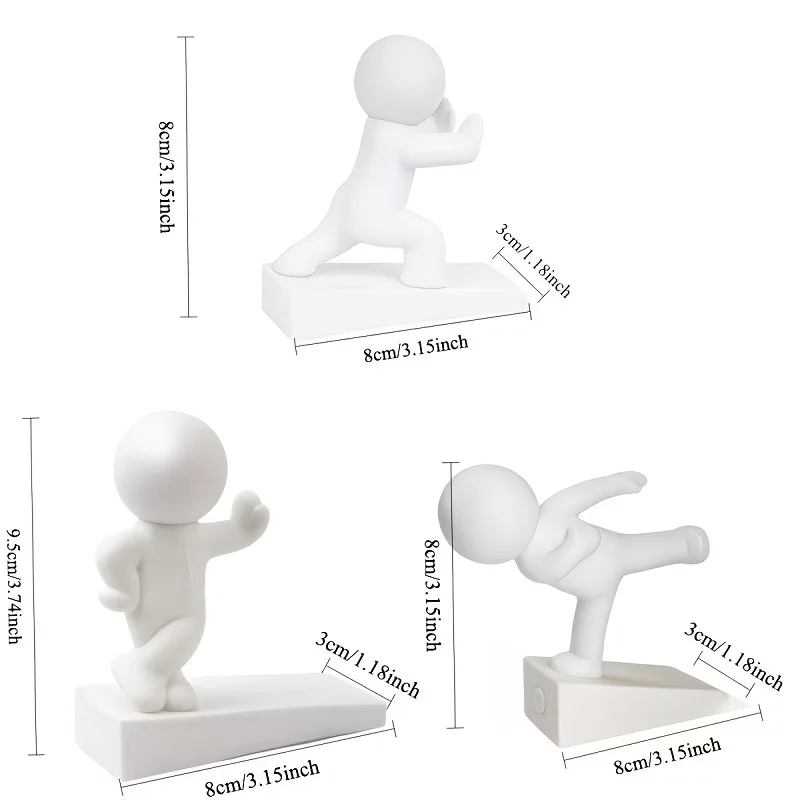 1/3 Pcs Cute decorative door stopper