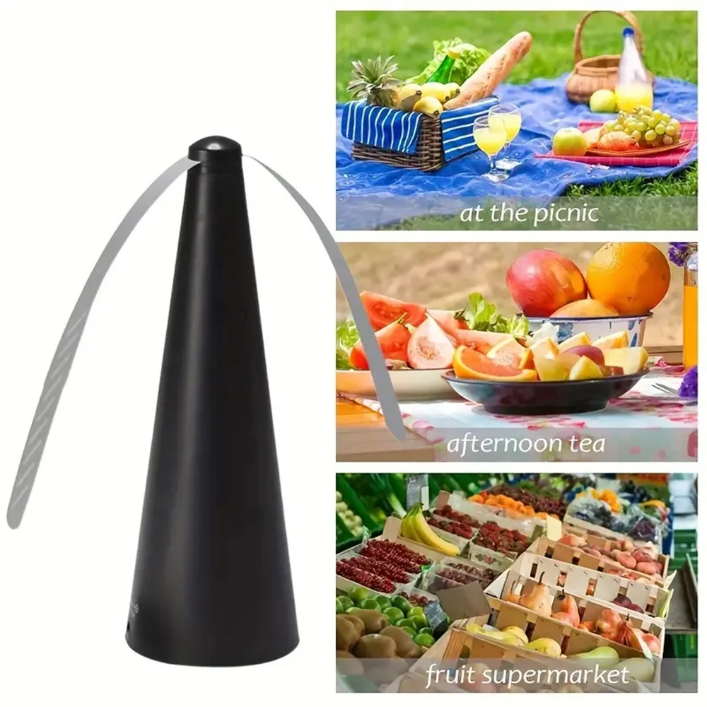 Multifunctional Outdoor Fly 360&deg; Rotating Type Food Food, Pest Repellent Table Fan, Hiking Camping Equipment