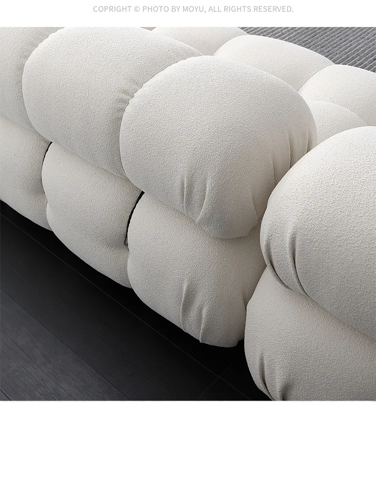 Any Size Custom Cream Teddy Fabric Modular Sofa Combine Modules High Elastic Latex Foam Fill Nordic Minimalist Living Room Sofa Any Size Custom Cream Teddy Fabric Modular Sofa Combine Modules High Elastic Latex Foam Fill Nordic Minimalist Living Room Sofa