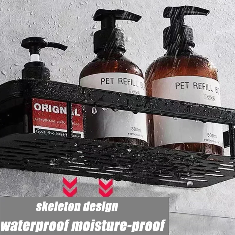Bathroom Shelf Kitchen Storage Organizer Aluminum Alloy Shampoo Rack Shower Shelf Bathroom Accessories No Drill Shelf Bathroom Shelf Kitchen Storage Organizer Aluminum Alloy Shampoo Rack Shower Shelf Bathroom Accessories No Drill Shelf