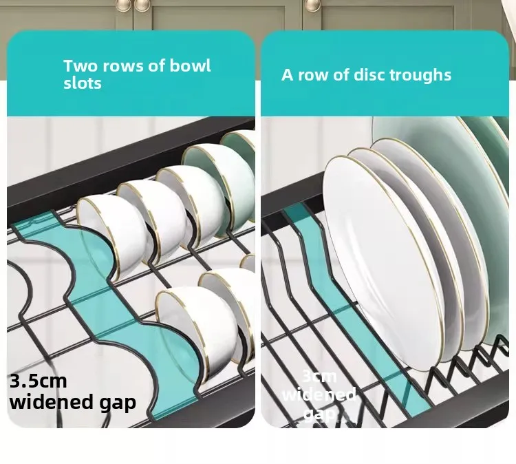 Kitchen Sink Shelf Sink Sink Dust Bowl Storage Cabinet Multifunctional Dish Drain Rack