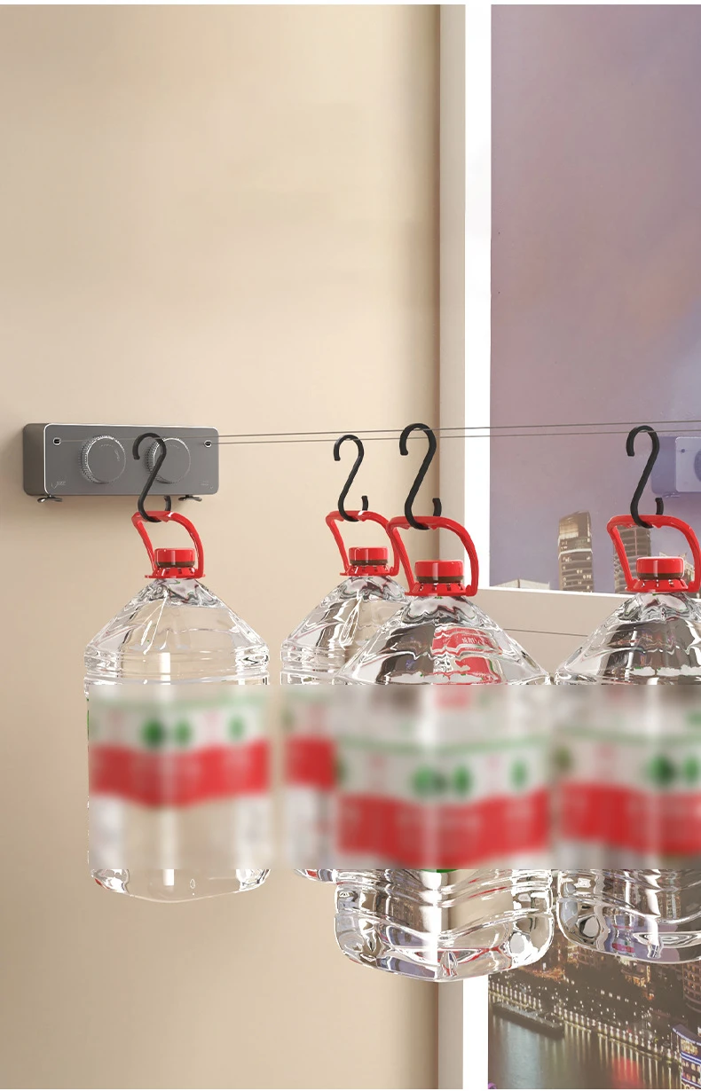 Retractable Clothesline Collection Laundry Extendable Wall Clothesline Clothes Hanger Retractable Clothes Horse Drying Rack line