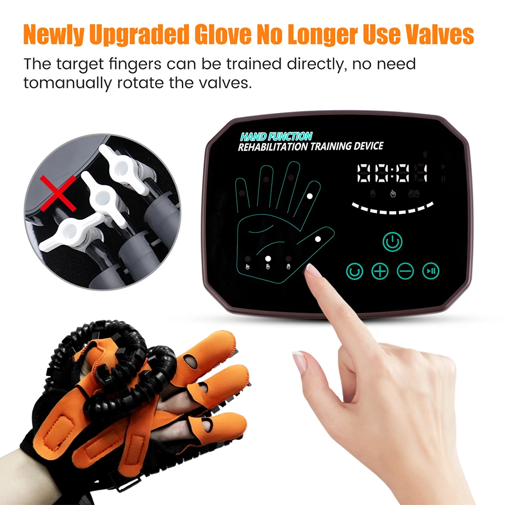 Robot Gloves Hand Rehabilitation Automatic Hand Trainer Rehabilitation Rehab Theraphy Hemiplegia Gloves Finger Trainer Stroke