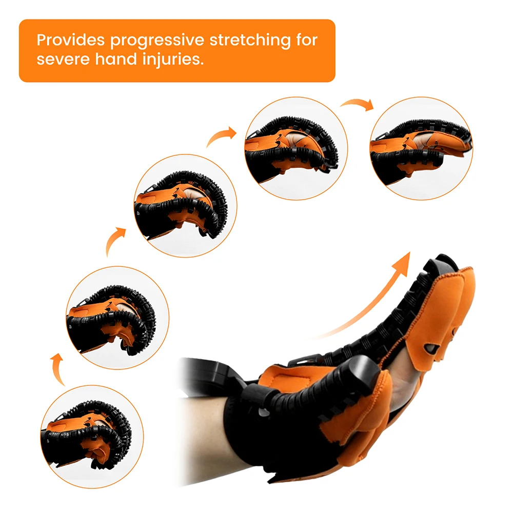 Robot Gloves Hand Rehabilitation Automatic Hand Trainer Rehabilitation Rehab Theraphy Hemiplegia Gloves Finger Trainer Stroke