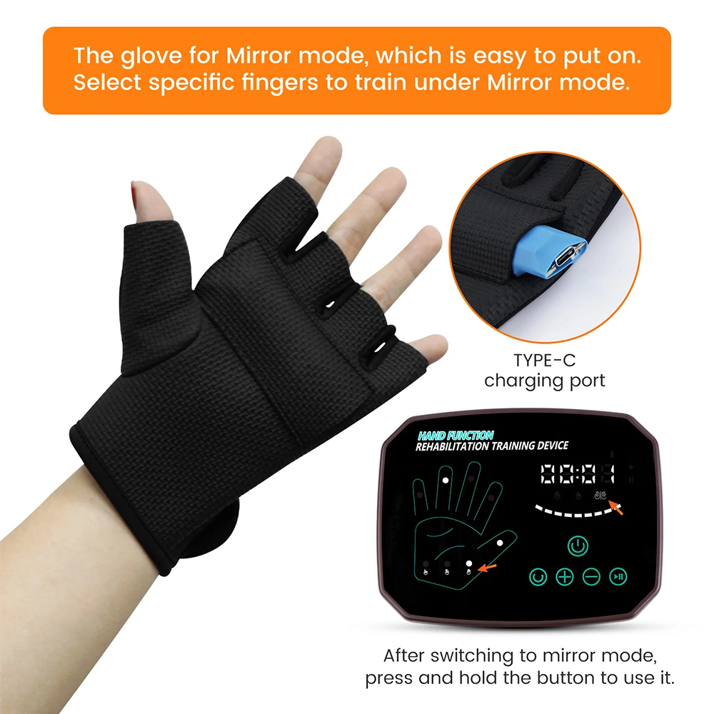 Robot Gloves Hand Rehabilitation Automatic Hand Trainer Rehabilitation Rehab Theraphy Hemiplegia Gloves Finger Trainer Stroke