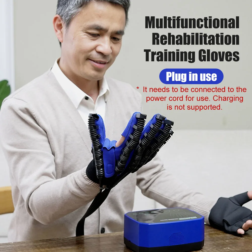 Robot Gloves Hand Rehabilitation Automatic Hand Trainer Rehabilitation Rehab Theraphy Hemiplegia Gloves Finger Trainer Stroke