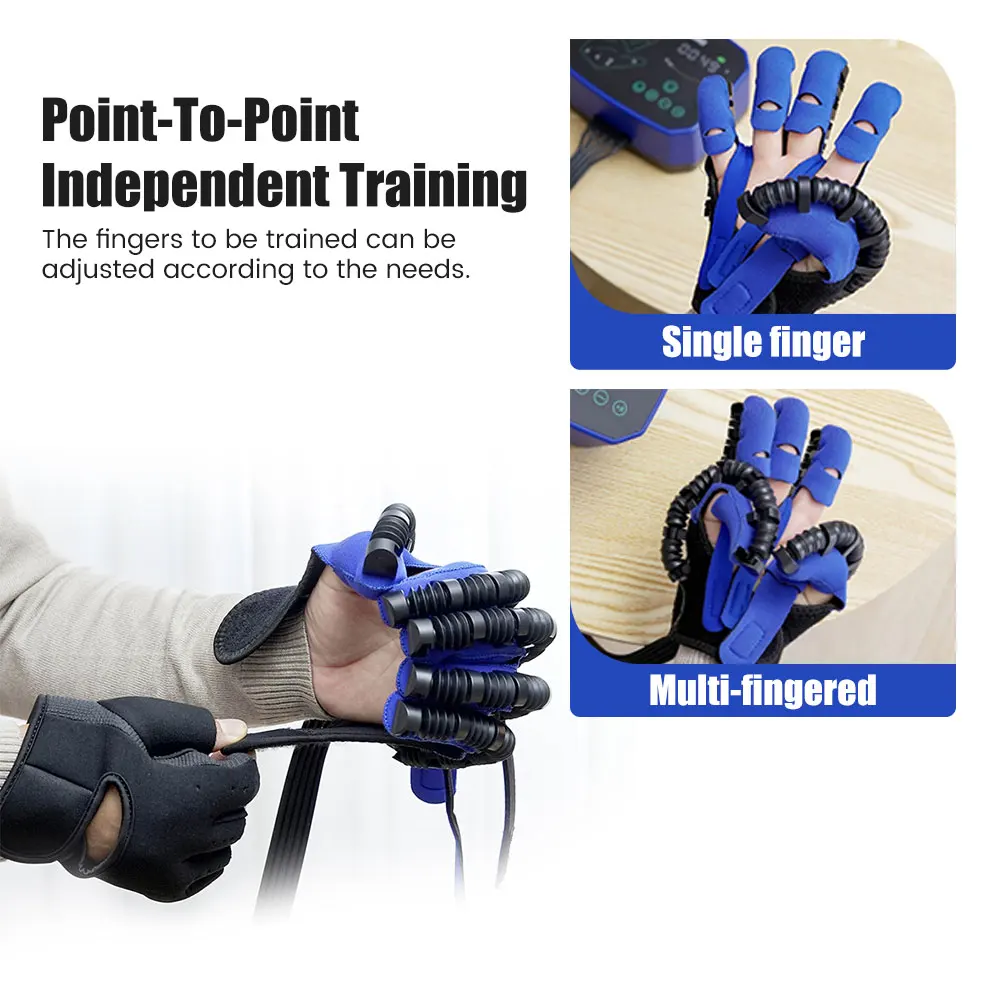 Robot Gloves Hand Rehabilitation Automatic Hand Trainer Rehabilitation Rehab Theraphy Hemiplegia Gloves Finger Trainer Stroke