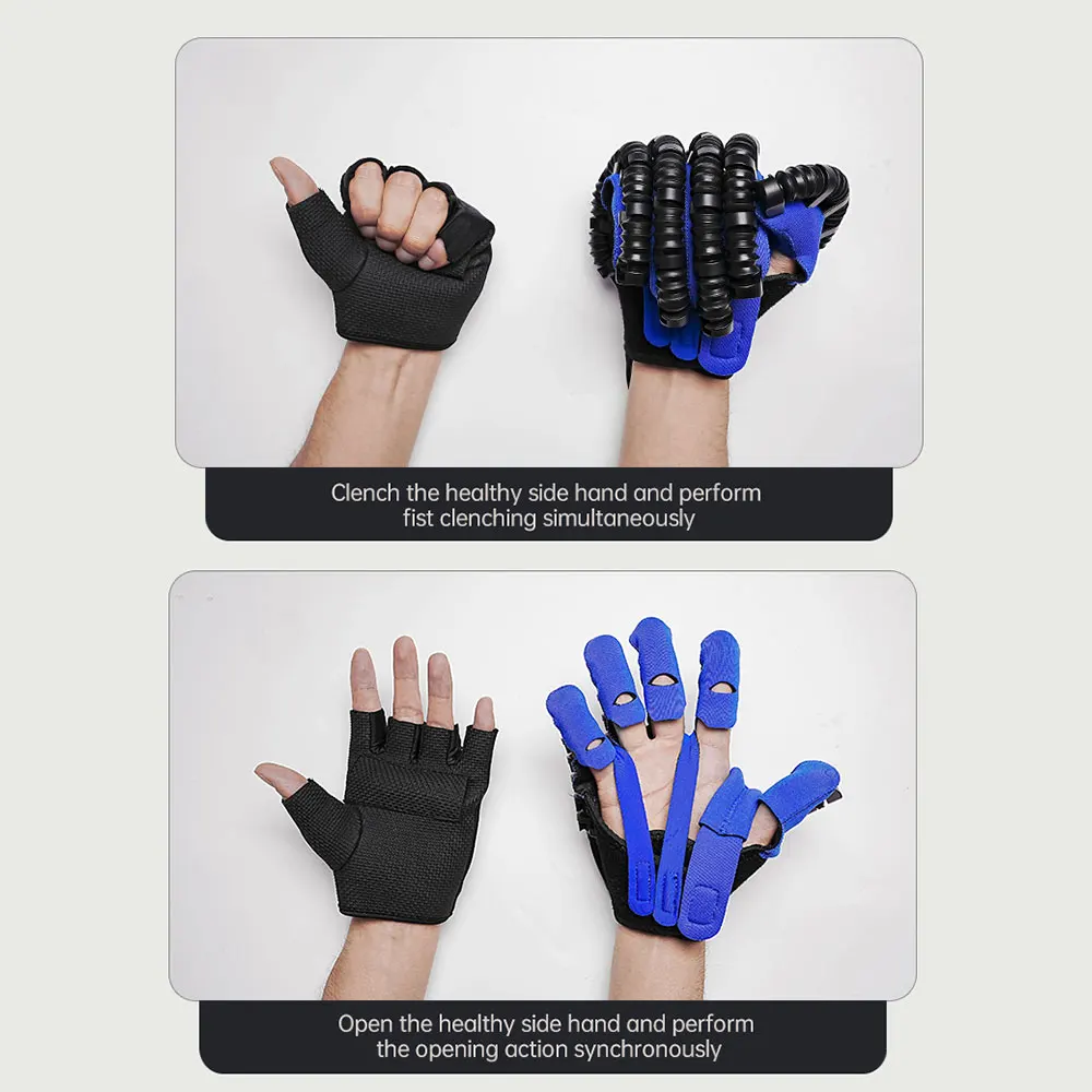 Robot Gloves Hand Rehabilitation Automatic Hand Trainer Rehabilitation Rehab Theraphy Hemiplegia Gloves Finger Trainer Stroke