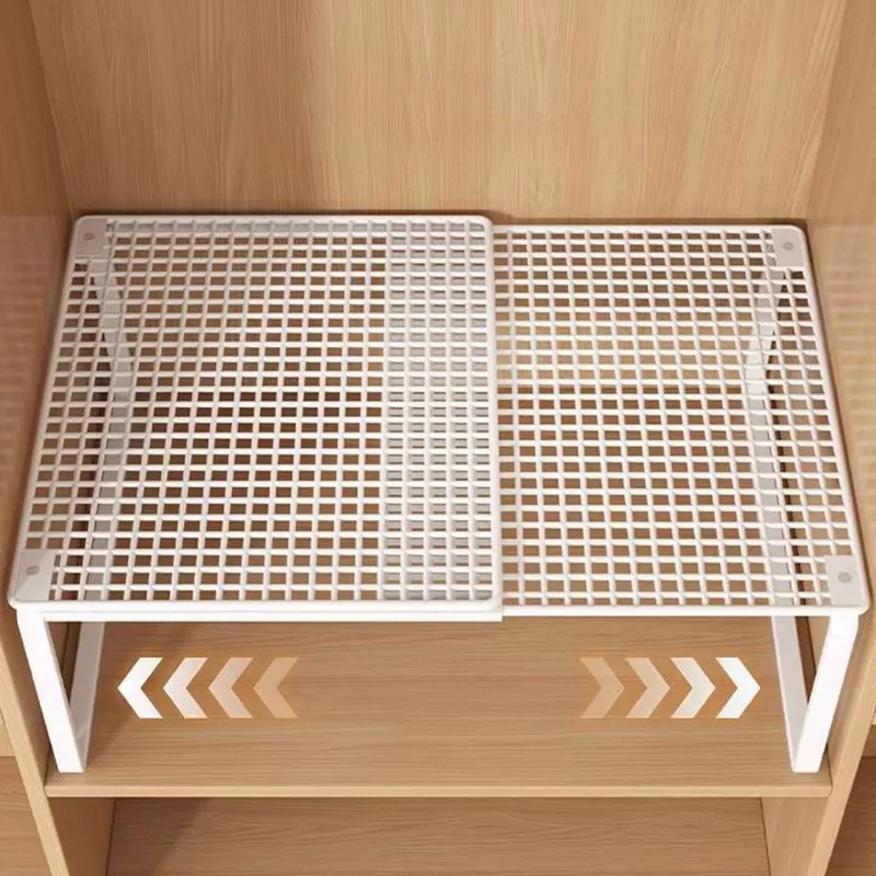 Stackable Telescopic Closet Shelf Retractable Expandable Wardrobe Divider Board Adjustable Layered Partition Cabinet Organizer Stackable Telescopic Closet Shelf Retractable Expandable Wardrobe Divider Board Adjustable Layered Partition Cabinet Organizer
