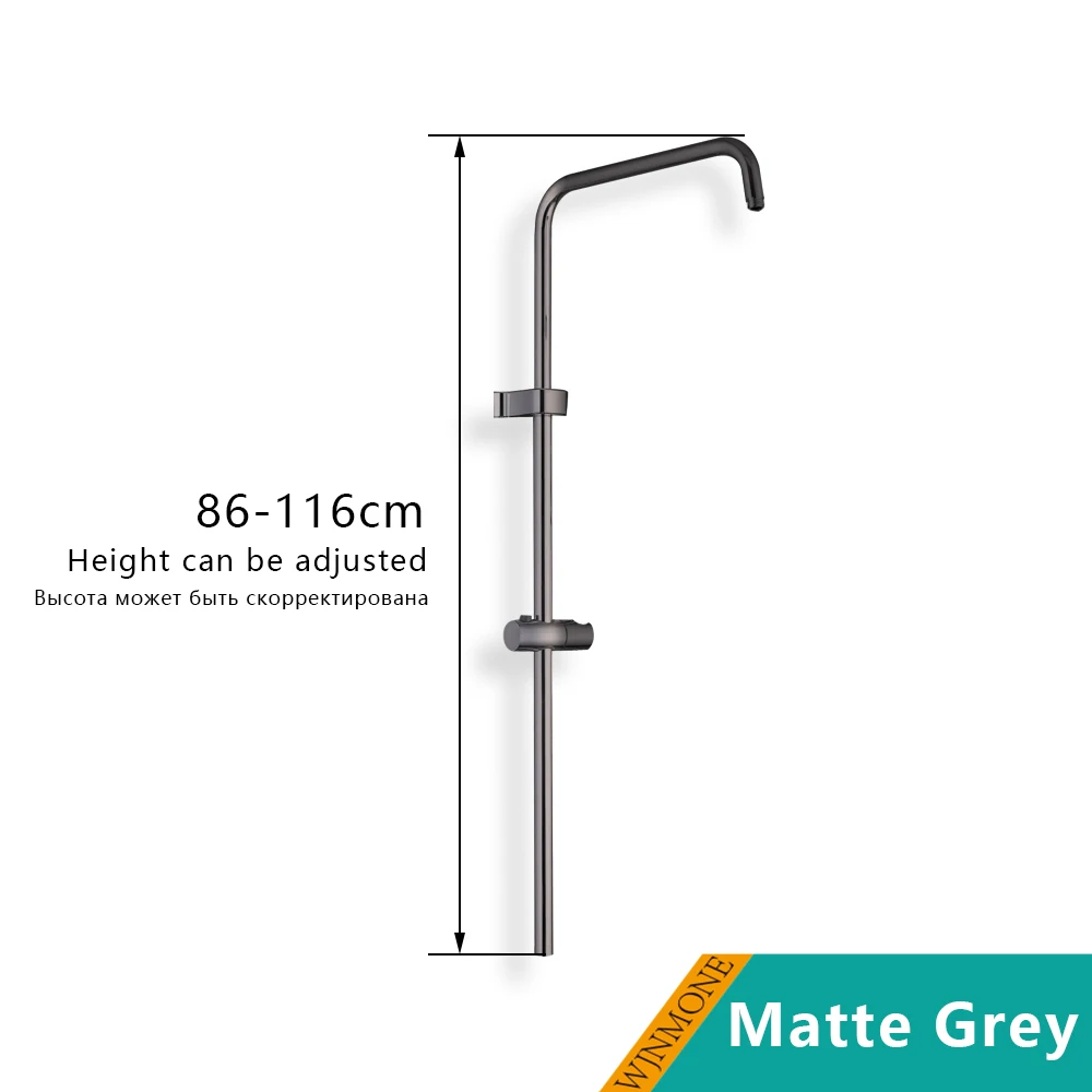 Stainless Steel Shower Adapter Tube Set Bath Shower Faucet Pipe Accessories Extender Tube for Bathroom Shower System Shower Head