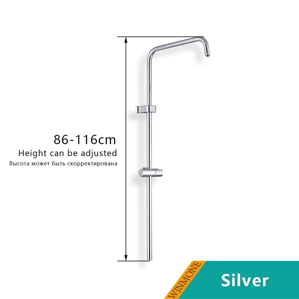 Stainless Steel Shower Adapter Tube Set Bath Shower Faucet Pipe Accessories Extender Tube for Bathroom Shower System Shower Head
