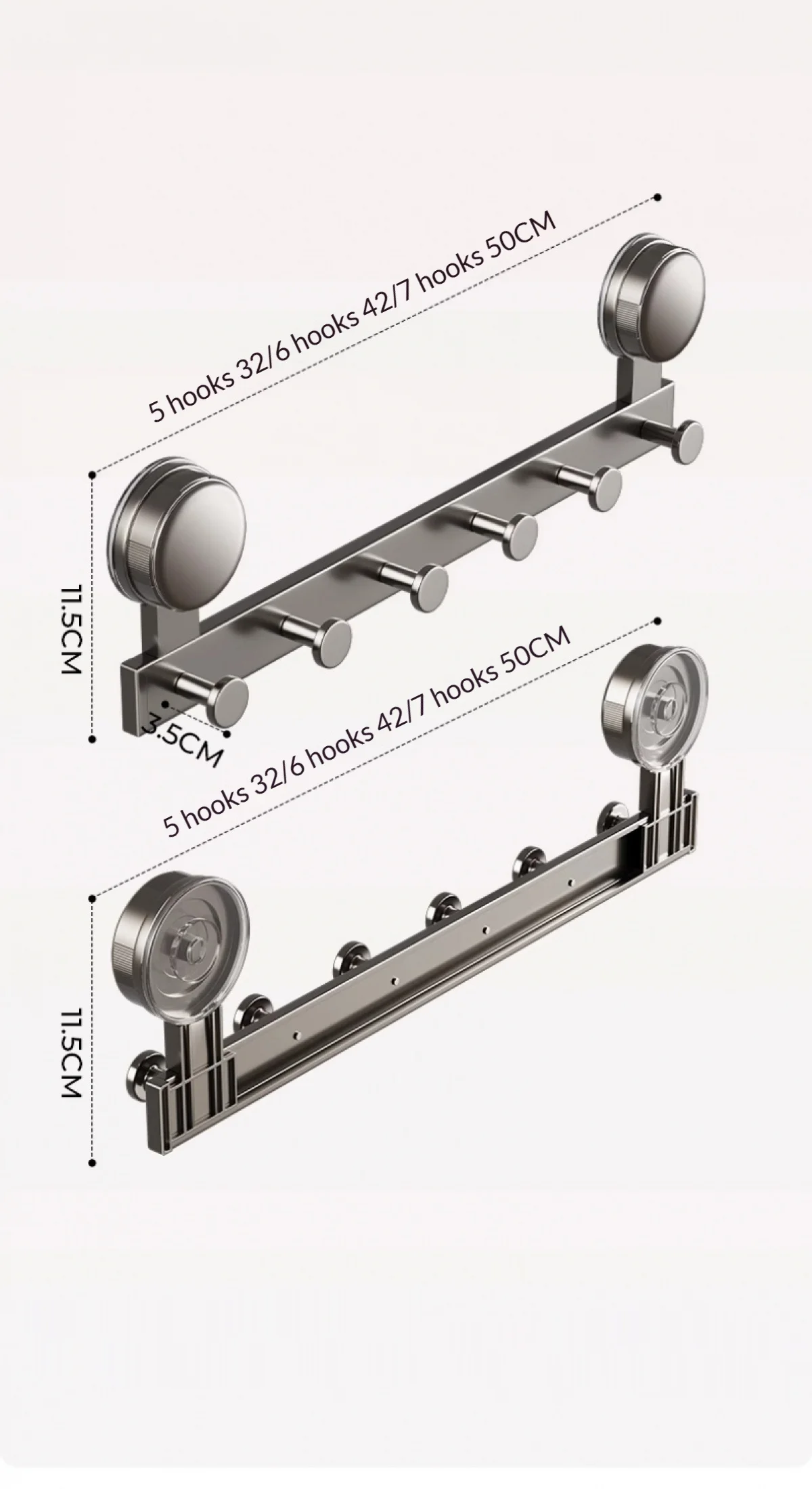 Suction Cup No Drilling Wall Mounted Hooks Rack Kitchen Storage Row Hook Holder Bathroom Towel Robe Coat Hangers Adhesive Hooks Suction Cup No Drilling Wall Mounted Hooks Rack Kitchen Storage Row Hook Holder Bathroom Towel Robe Coat Hangers Adhesive Hooks