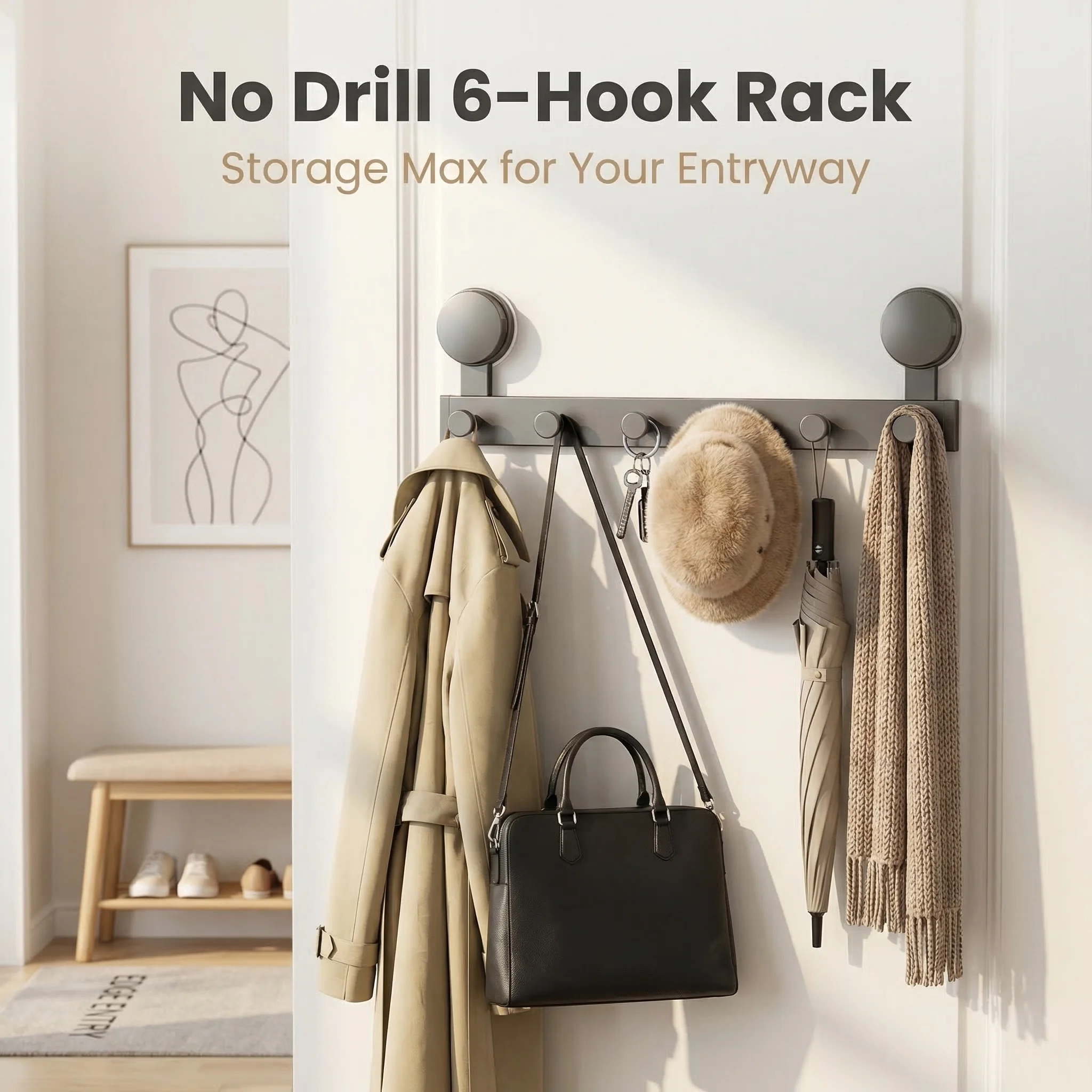 Suction Cup No Drilling Wall Mounted Hooks Rack Kitchen Storage Row Hook Holder Bathroom Towel Robe Coat Hangers Adhesive Hooks Suction Cup No Drilling Wall Mounted Hooks Rack Kitchen Storage Row Hook Holder Bathroom Towel Robe Coat Hangers Adhesive Hooks