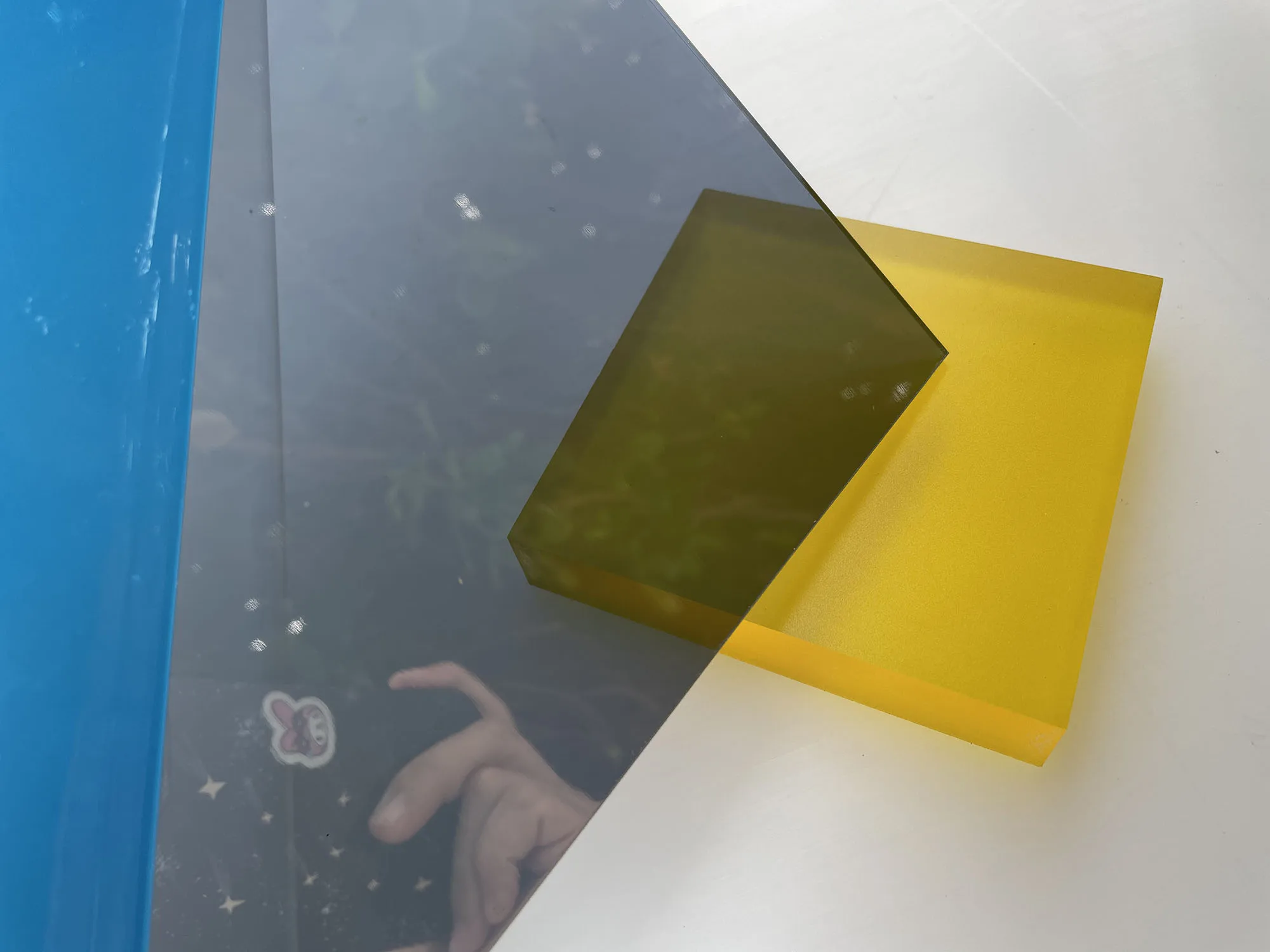 Square Double Sides Mirror Acrylic (PMMA) Two-Way/See-through Infinity/Illusion/Smart/Surveillance Mirror For DIY Advertise