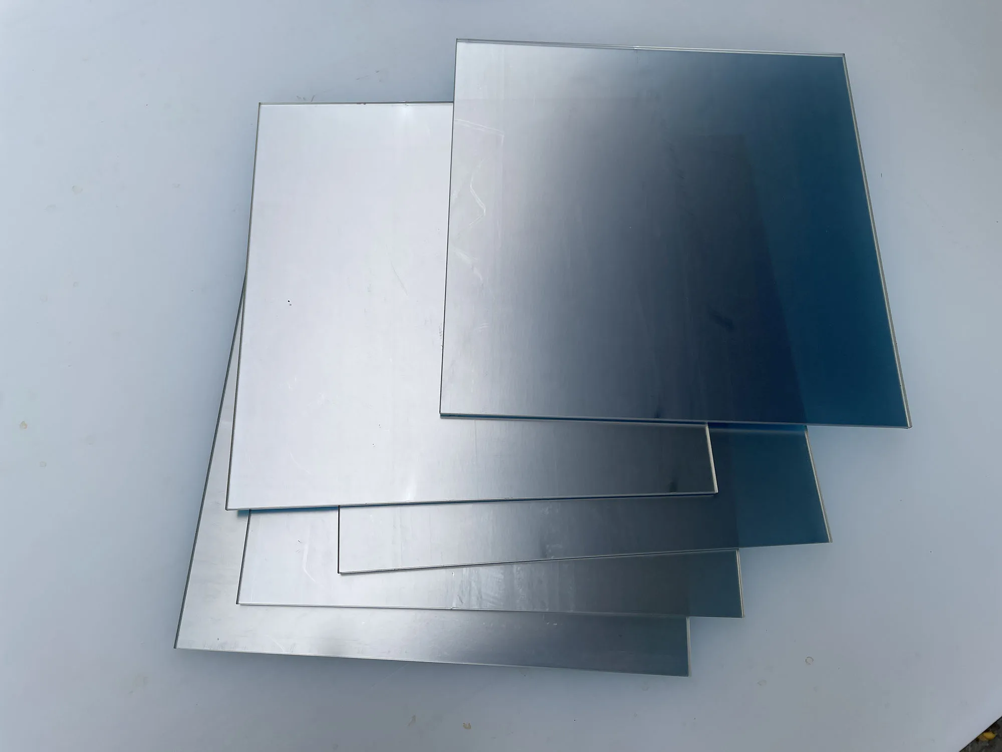 Square Double Sides Mirror Acrylic (PMMA) Two-Way/See-through Infinity/Illusion/Smart/Surveillance Mirror For DIY Advertise