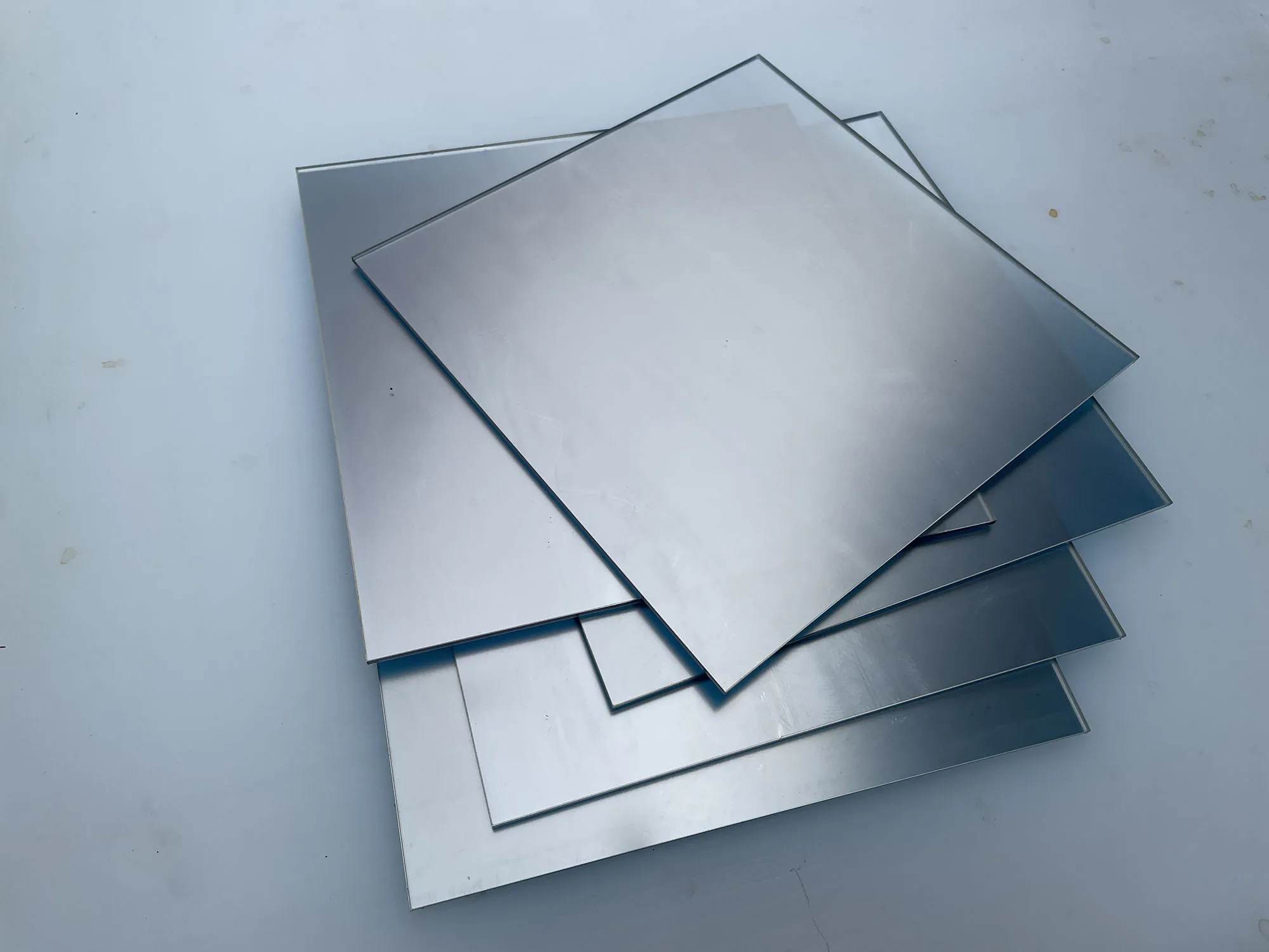 Square Double Sides Mirror Acrylic (PMMA) Two-Way/See-through Infinity/Illusion/Smart/Surveillance Mirror For DIY Advertise