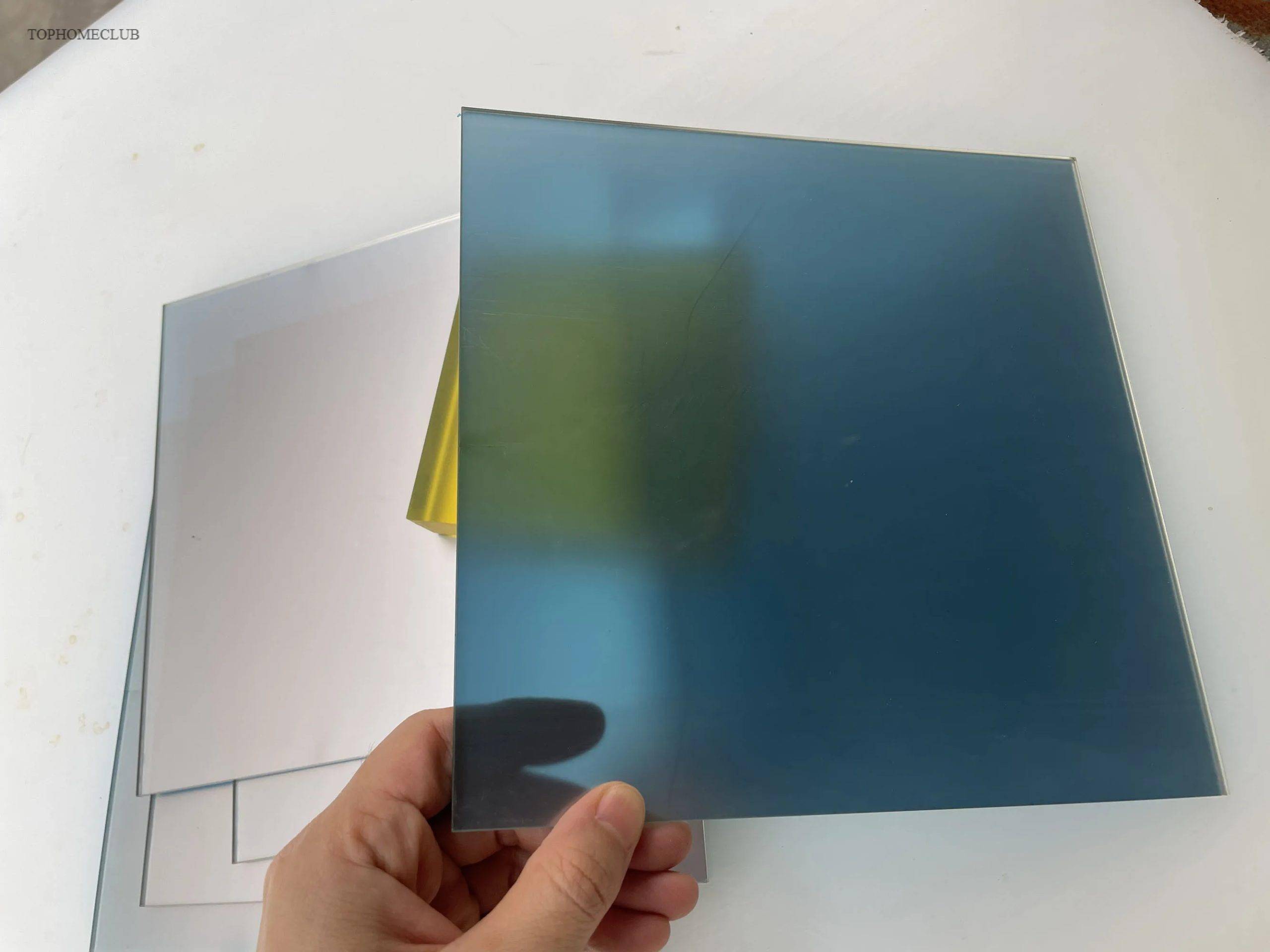 Square Double Sides Mirror Acrylic (PMMA) Two-Way/See-through Infinity/Illusion/Smart/Surveillance Mirror For DIY Advertise