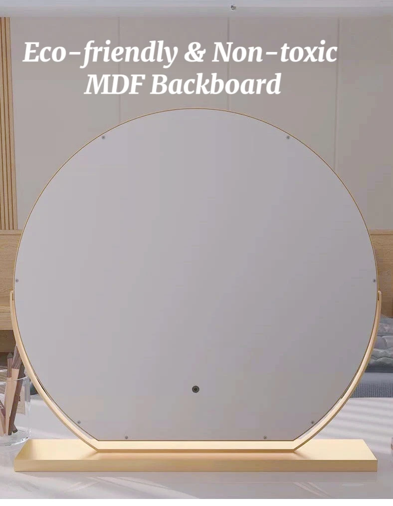 Vanity Makeup Mirror with Lights Detachable 15x Magnification 3 Color Lighting Modes Touch Screen Control 360&deg;Rotation