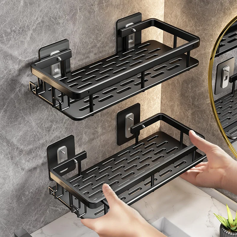 Wall Hanging Corner Rectangular Rack Bathroom Shelf Towel Rack Shelves Wall Shower Shampoo Rack No Drill Shelf Tripod Wall Hanging Corner Rectangular Rack Bathroom Shelf Towel Rack Shelves Wall Shower Shampoo Rack No Drill Shelf Tripod