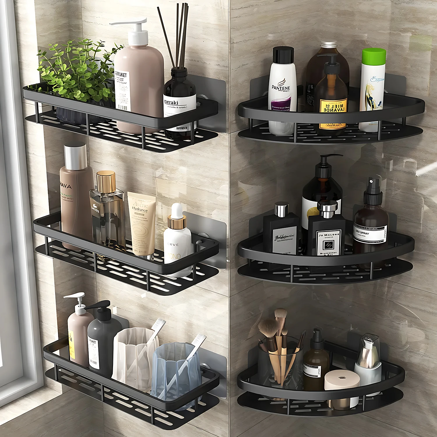 Wall Hanging Corner Rectangular Rack Bathroom Shelf Towel Rack Shelves Wall Shower Shampoo Rack No Drill Shelf Tripod Wall Hanging Corner Rectangular Rack Bathroom Shelf Towel Rack Shelves Wall Shower Shampoo Rack No Drill Shelf Tripod