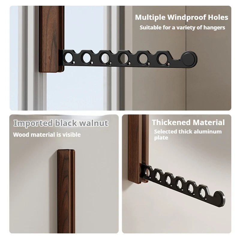 Wood Clothes Hanger Wall Mounted Drying Rack, Collapsible Design, and Invisible Clothing Organizer for Efficient Space Saving Wood Clothes Hanger Wall Mounted Drying Rack, Collapsible Design, and Invisible Clothing Organizer for Efficient Space Saving
