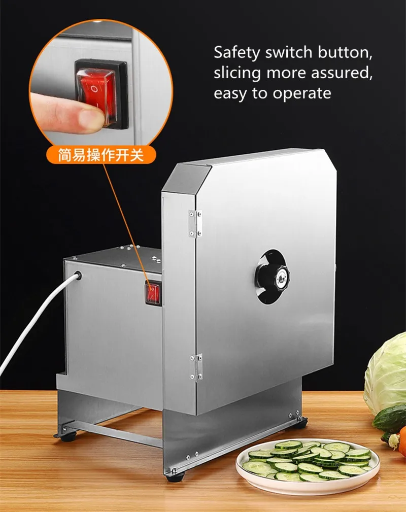 commercial fruit slicer Stainless steel electric slicer lemon potato vegetable multi-functional slicer commercial fruit slicer Stainless steel electric slicer lemon potato vegetable multi-functional slicer