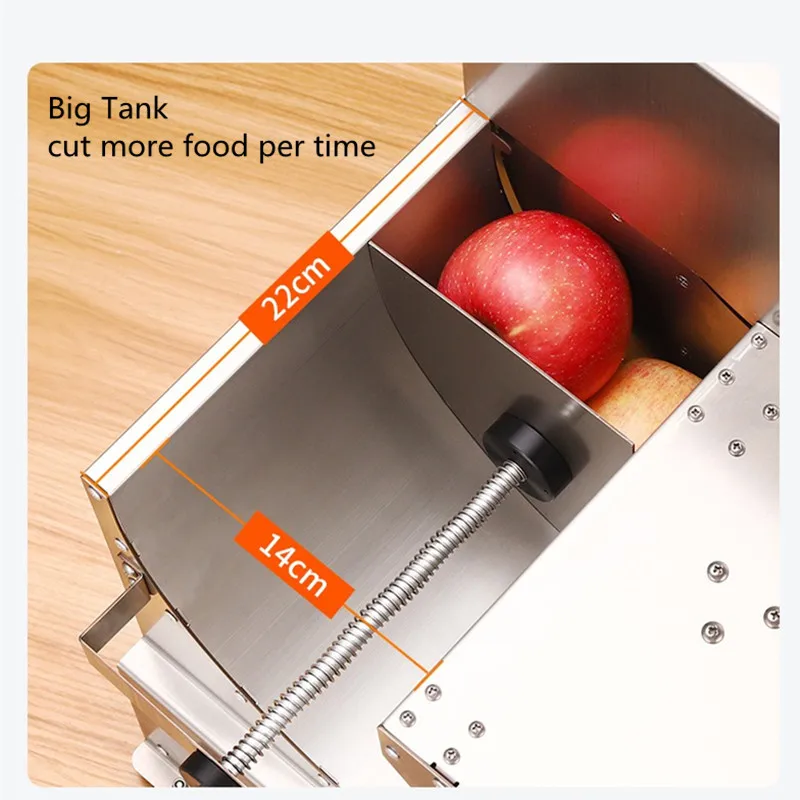 commercial fruit slicer Stainless steel electric slicer lemon potato vegetable multi-functional slicer commercial fruit slicer Stainless steel electric slicer lemon potato vegetable multi-functional slicer
