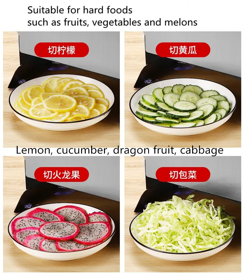commercial fruit slicer Stainless steel electric slicer lemon potato vegetable multi-functional slicer commercial fruit slicer Stainless steel electric slicer lemon potato vegetable multi-functional slicer