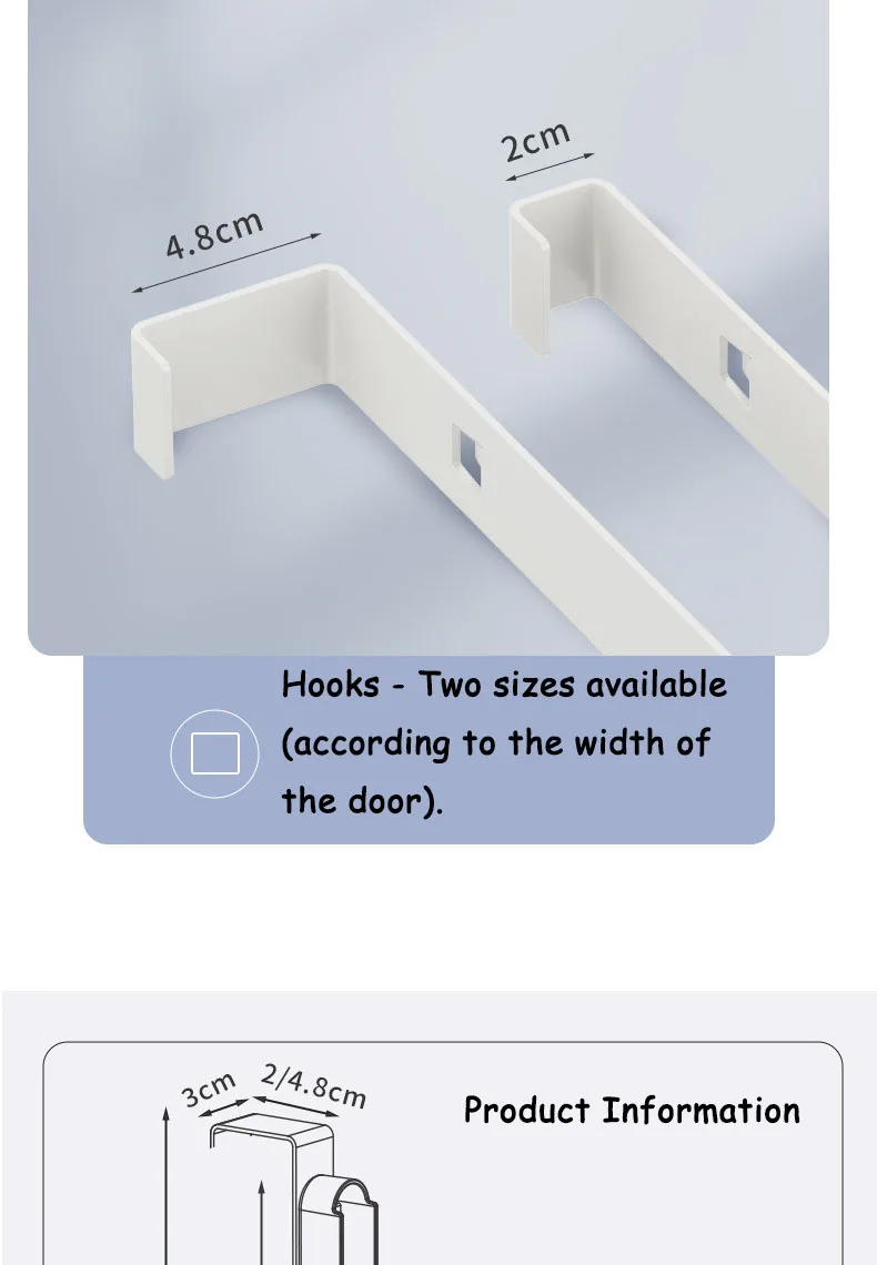 1/2pcs Folding Wall Hook portable drying rack