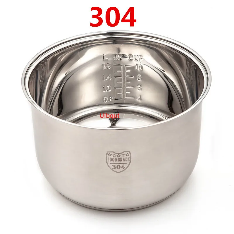 304 stainless steel rice cooker inner container Non stick Cooking Pot Replacement Accessories kitchen food Rice Cooker liner 304 stainless steel rice cooker inner container Non stick Cooking Pot Replacement Accessories kitchen food Rice Cooker liner
