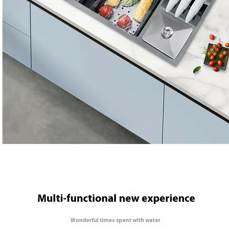 Large Size Multifunctional Stainless Steel Kitchen Sink