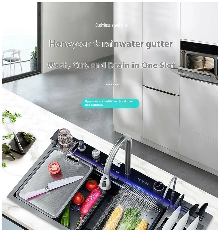 Large Size Multifunctional Stainless Steel Kitchen Sink