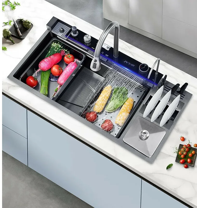 Large Size Multifunctional Stainless Steel Kitchen Sink