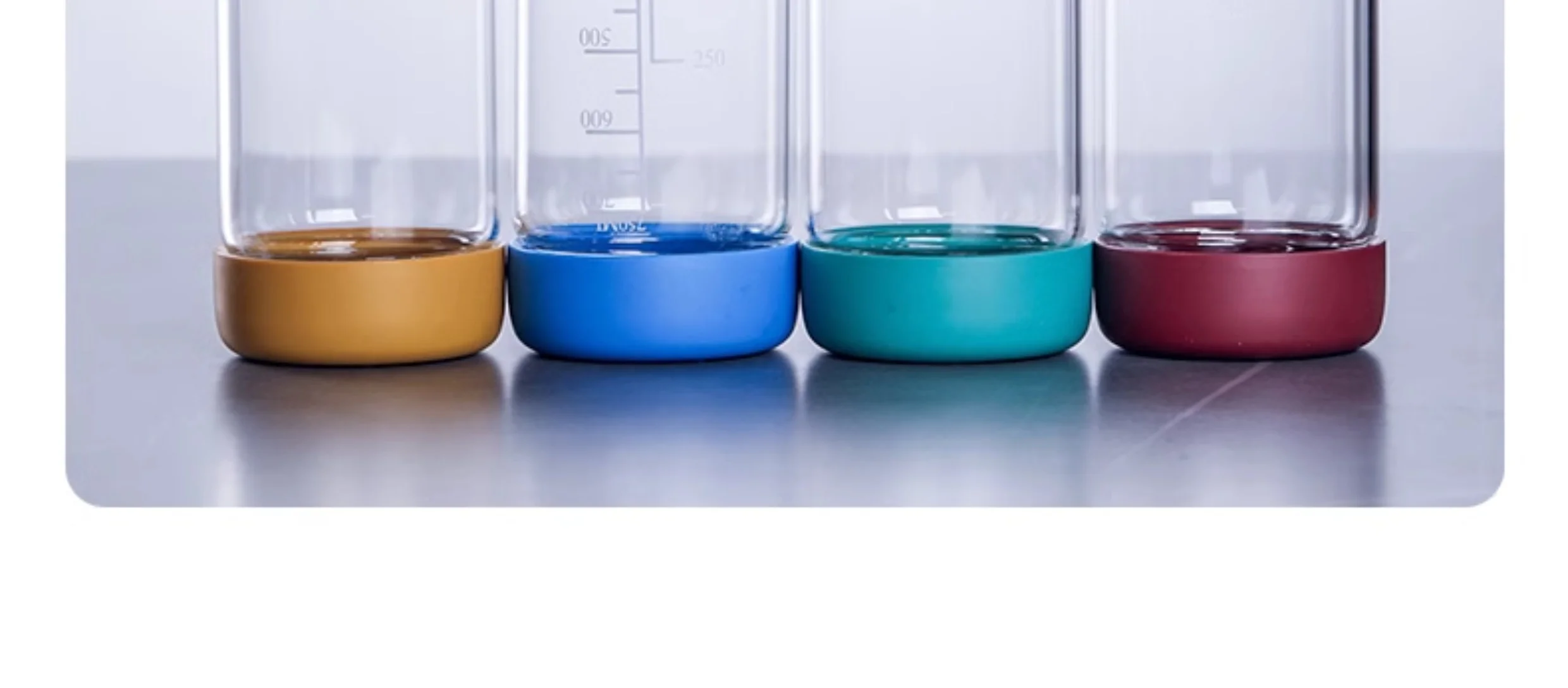 Colorful With Bottomed Juice Drinks Soaking Wine Bottles