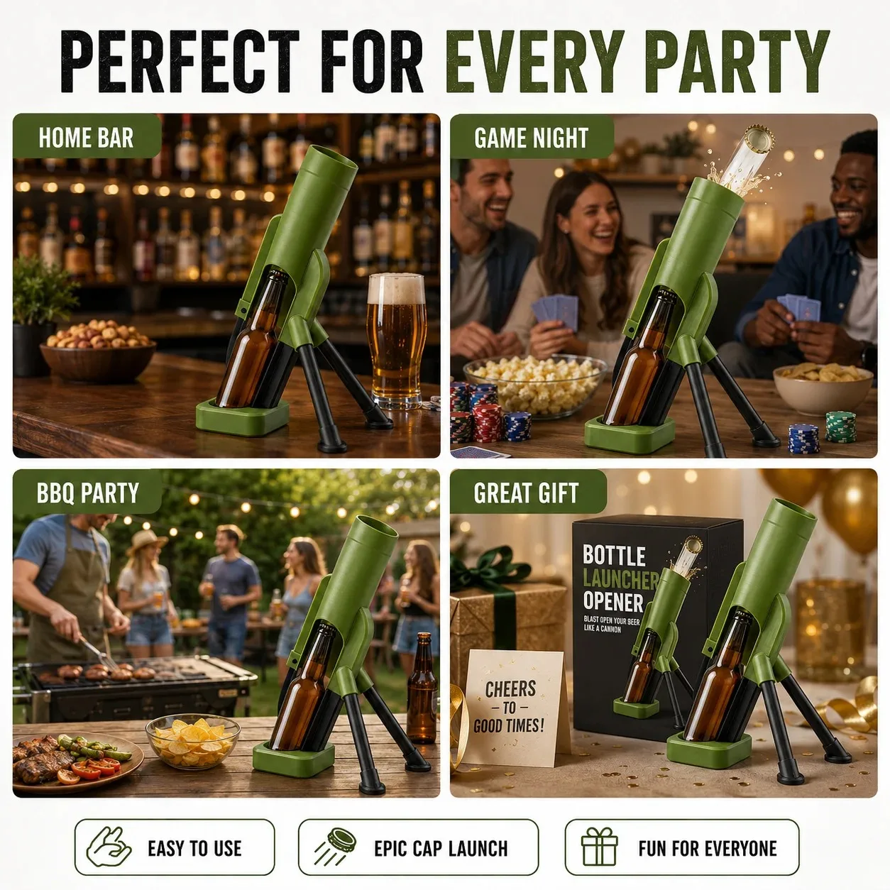 Beer Bottle Mortar Bottle Opener Beer Bottle Mortar Bottle Opener