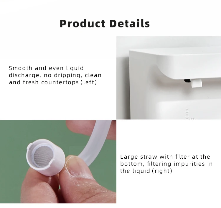 New Automatic Dishwashing Liquid Sensor Kitchen Double Head Gel Foam Hand Sanitizer Soap Dispenser Wall Hanging New Automatic Dishwashing Liquid Sensor Kitchen Double Head Gel Foam Hand Sanitizer Soap Dispenser Wall Hanging