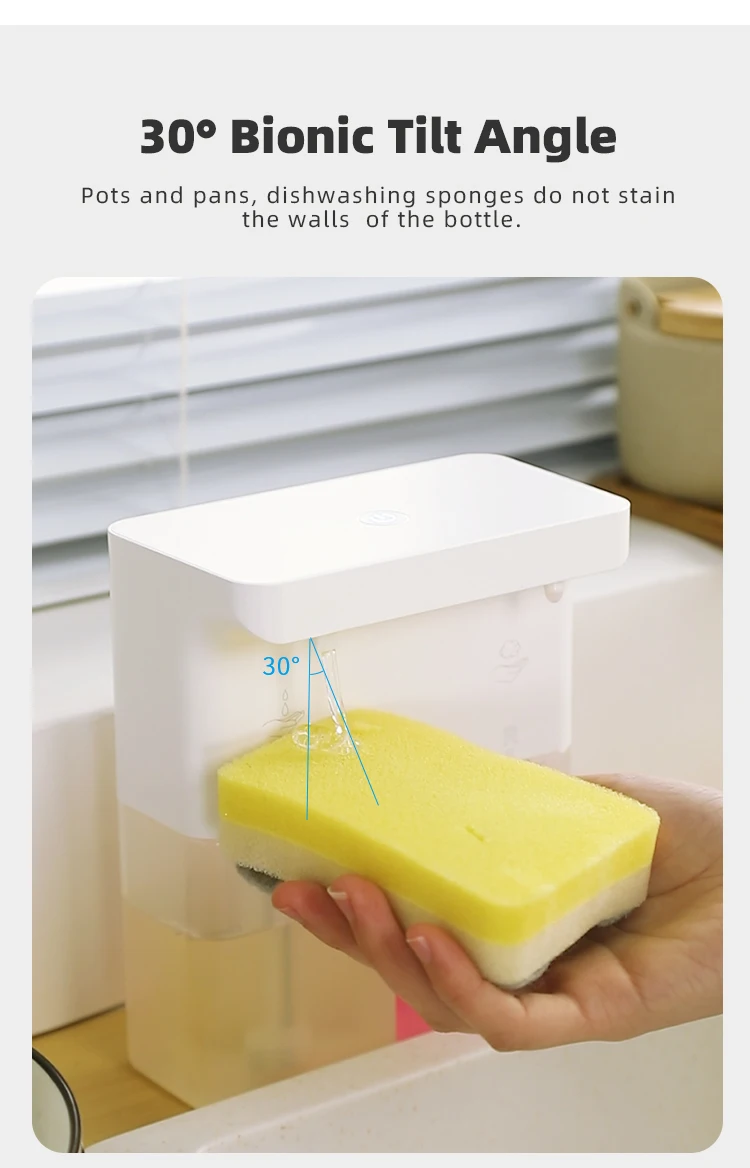 New Automatic Dishwashing Liquid Sensor Kitchen Double Head Gel Foam Hand Sanitizer Soap Dispenser Wall Hanging New Automatic Dishwashing Liquid Sensor Kitchen Double Head Gel Foam Hand Sanitizer Soap Dispenser Wall Hanging