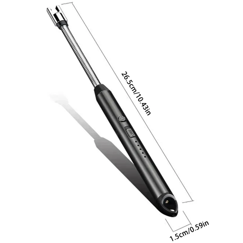 3PC Electronic Lighter Outdoor Kitchen C Type Rechargeable with Safety Lock Suitable for Candle Gas Stove Smoke Accessories New
