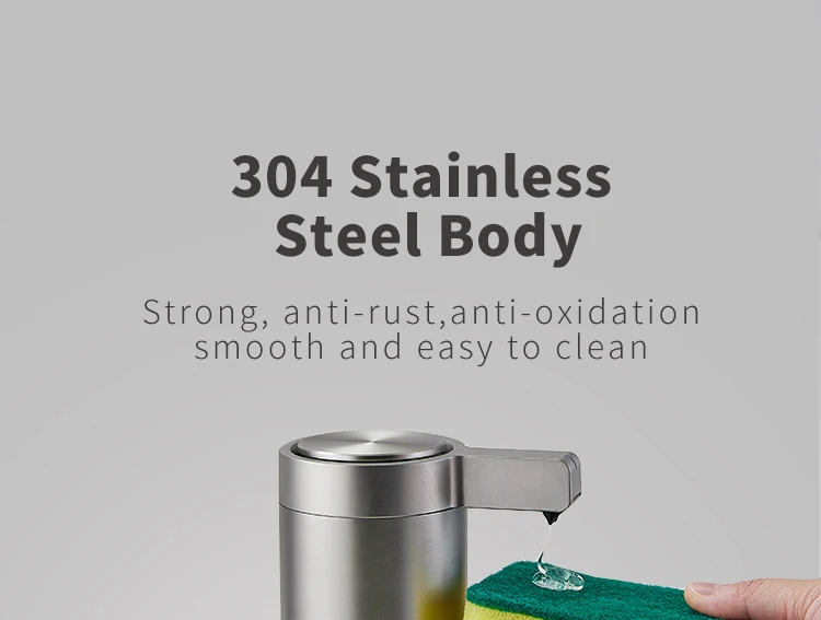 Kitchen Soap Machine Automatic Sensor Out of Hand Sanitizer Smart Electric Body Wash Soap Dispenser 304 Stainless Steel Kitchen Soap Machine Automatic Sensor Out of Hand Sanitizer Smart Electric Body Wash Soap Dispenser 304 Stainless Steel