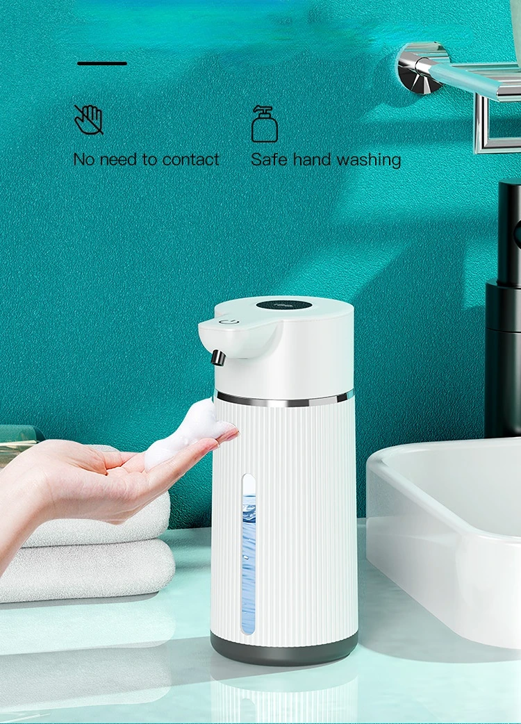 420ML Large Capacity Automatic Smart Senor Soap Dispenser Wall-Mounted Electric Foam/Liquid Model Hand Dish Washing Pump Machine
