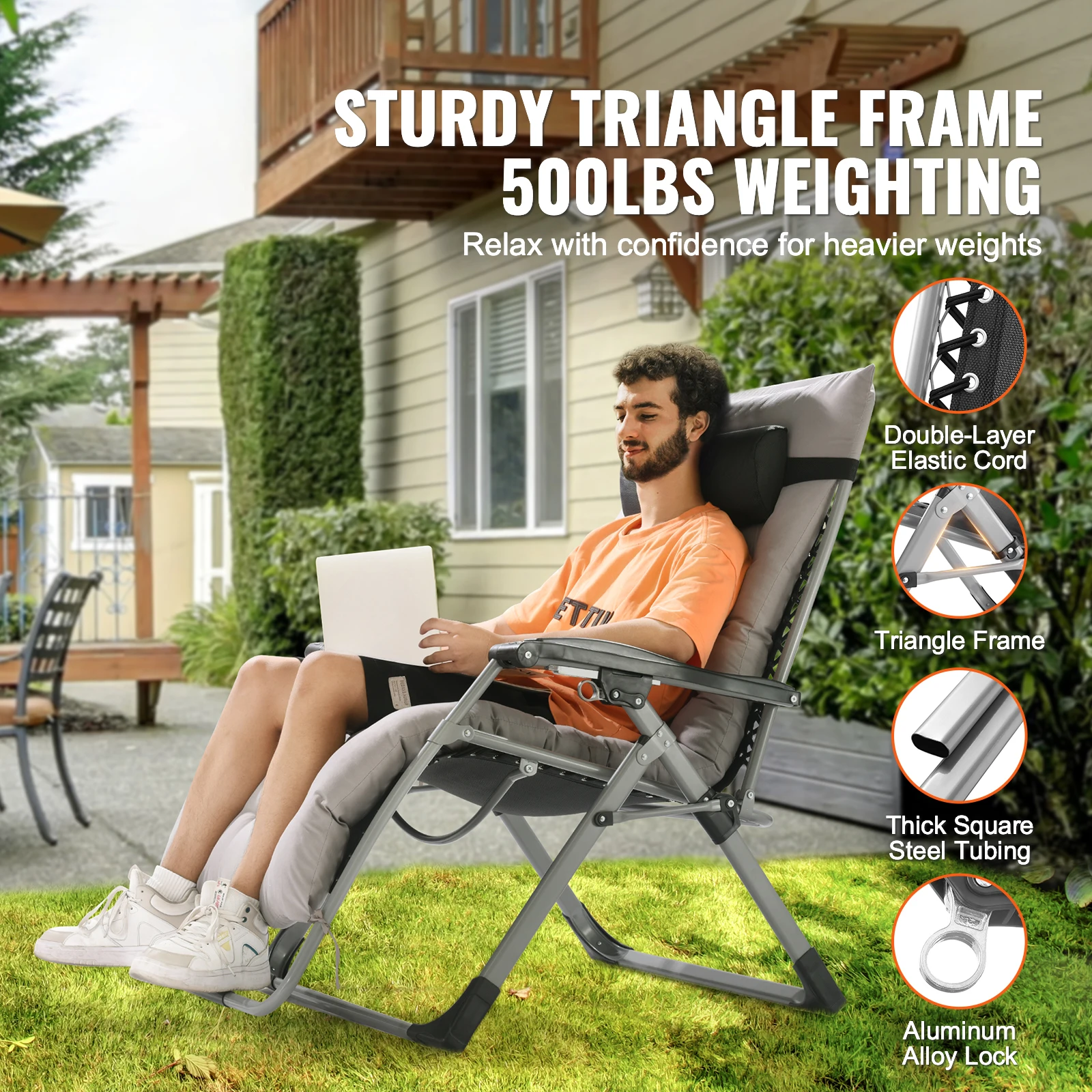 Adjustable Anti Gravity Chair with Cushion Footrest and Cupholder MODERN FURNITURES Adjustable Anti Gravity Chair with Cushion Footrest and Cupholder MODERN FURNITURES