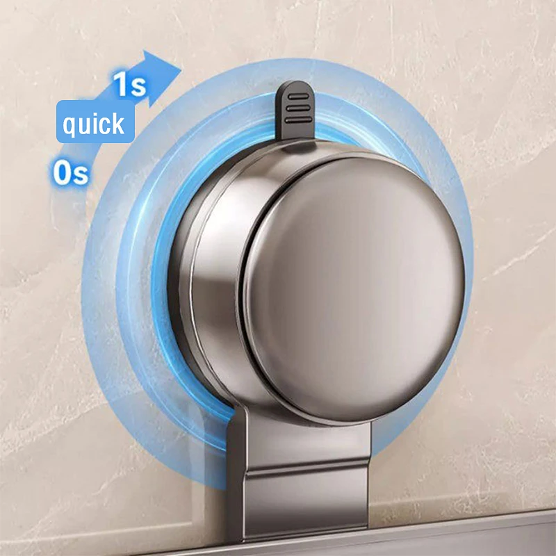 Bathroom Suction Cup Triangular Basket Storage Rack, Suction Cup Shower Caddy with Hook, No Drilling Aluminum Bathroom Organizer