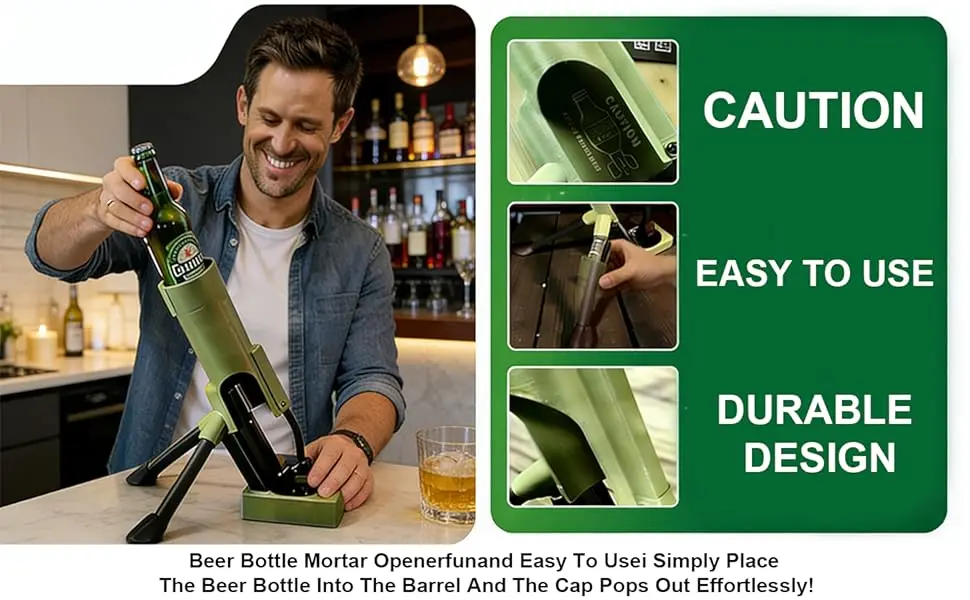 Beer Bottle Mortar Bottle Opener Beer Bottle Mortar Bottle Opener